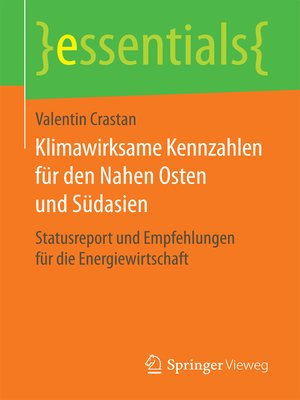 cover image of Klimawirksame Kennzahlen für den Nahen Osten und Südasien